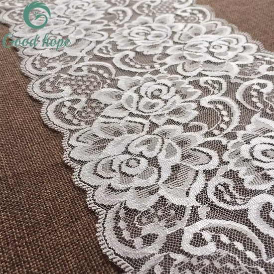 High Quality Beaded Sequin Nylon Net Lace Fabric