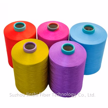 Tissu DTY en fil de nylon noir 840 deniers